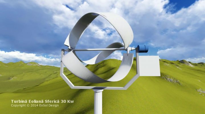 Turbină sferică 30kW – EoSol Design